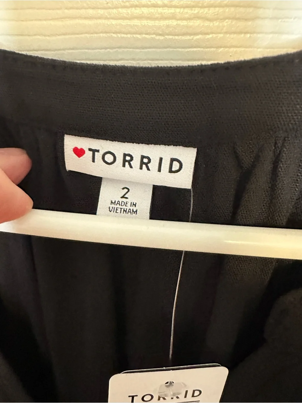 Torrid Mini Babydoll Dress Black 2X NWT - Picture 4 of 7